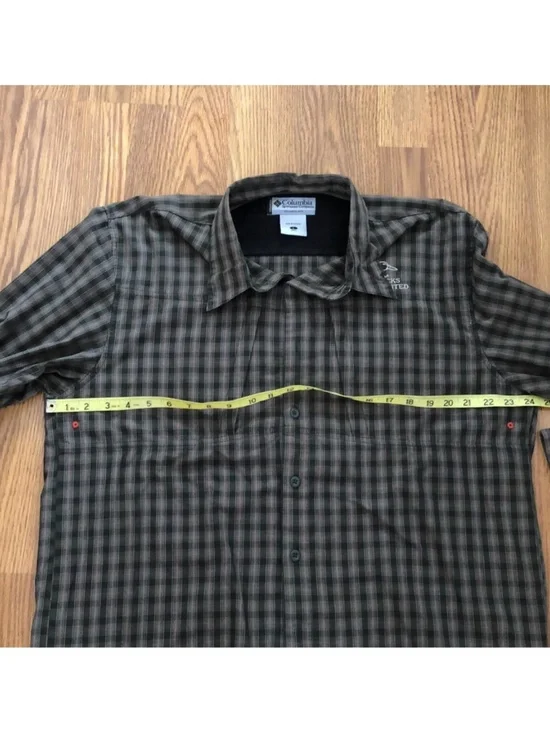 Columbia Ducks Unlimited Men's Plaid Shirt size large - Picture 9 of 10
